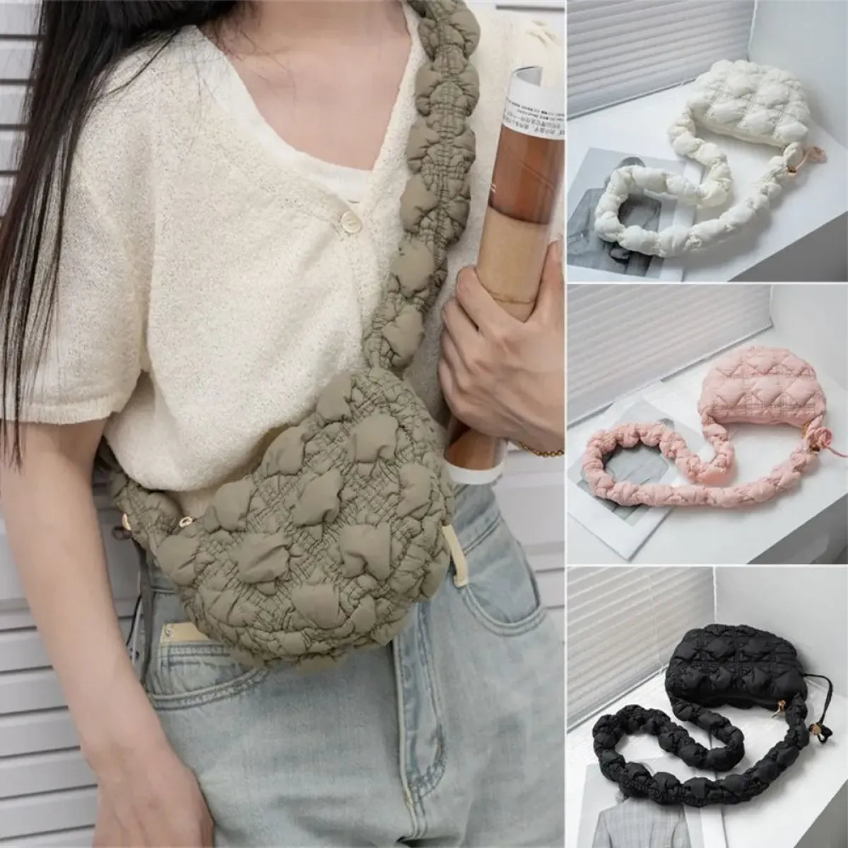 Harajuku Quilted Shoulder Bag