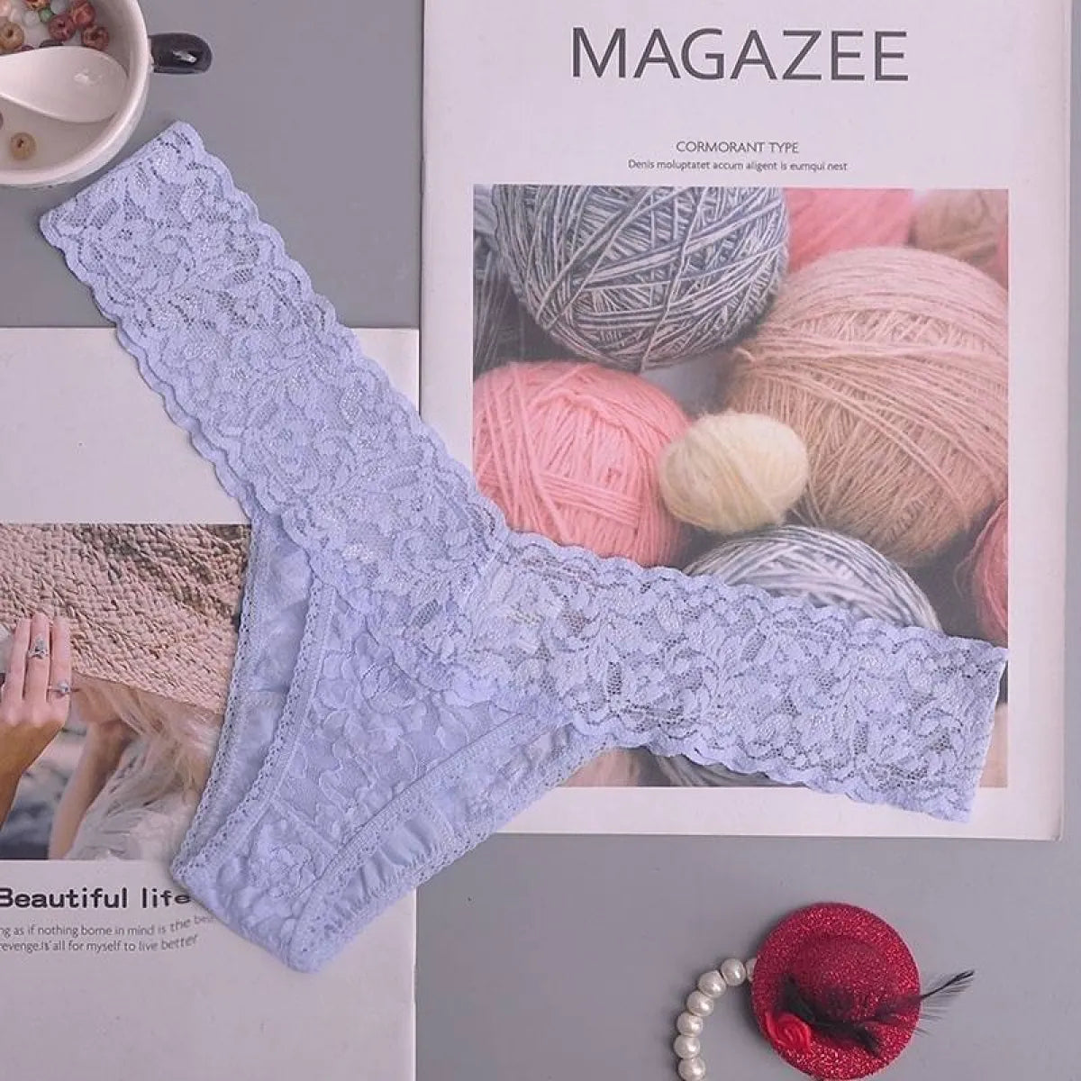 Silk Sexy Thongs for Women