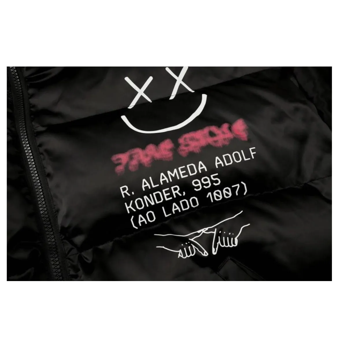 Smiley Face Puffer Jacket