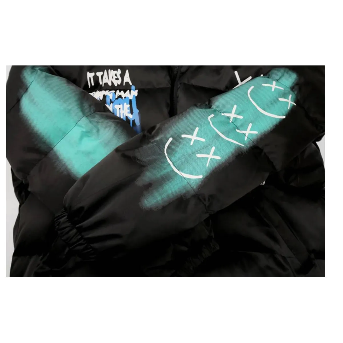 Smiley Face Puffer Jacket