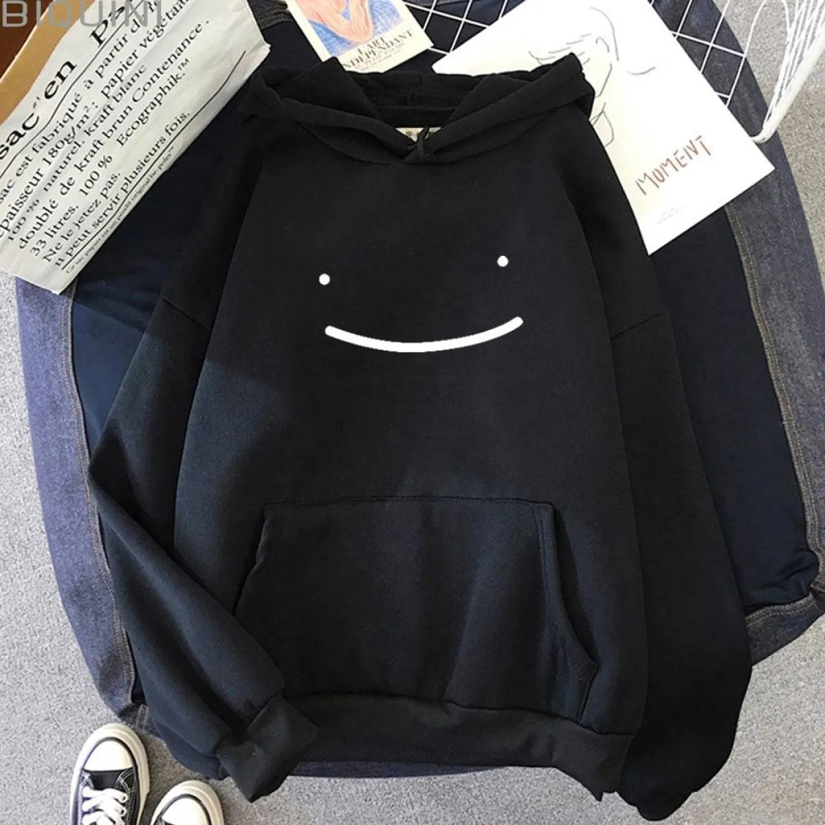 Smiley Printed Hoodie