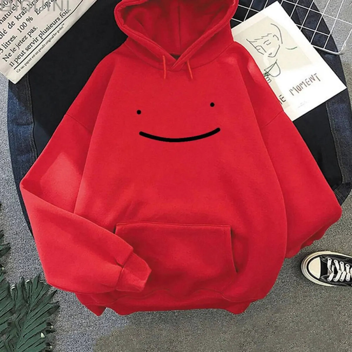 Smiley Printed Hoodie