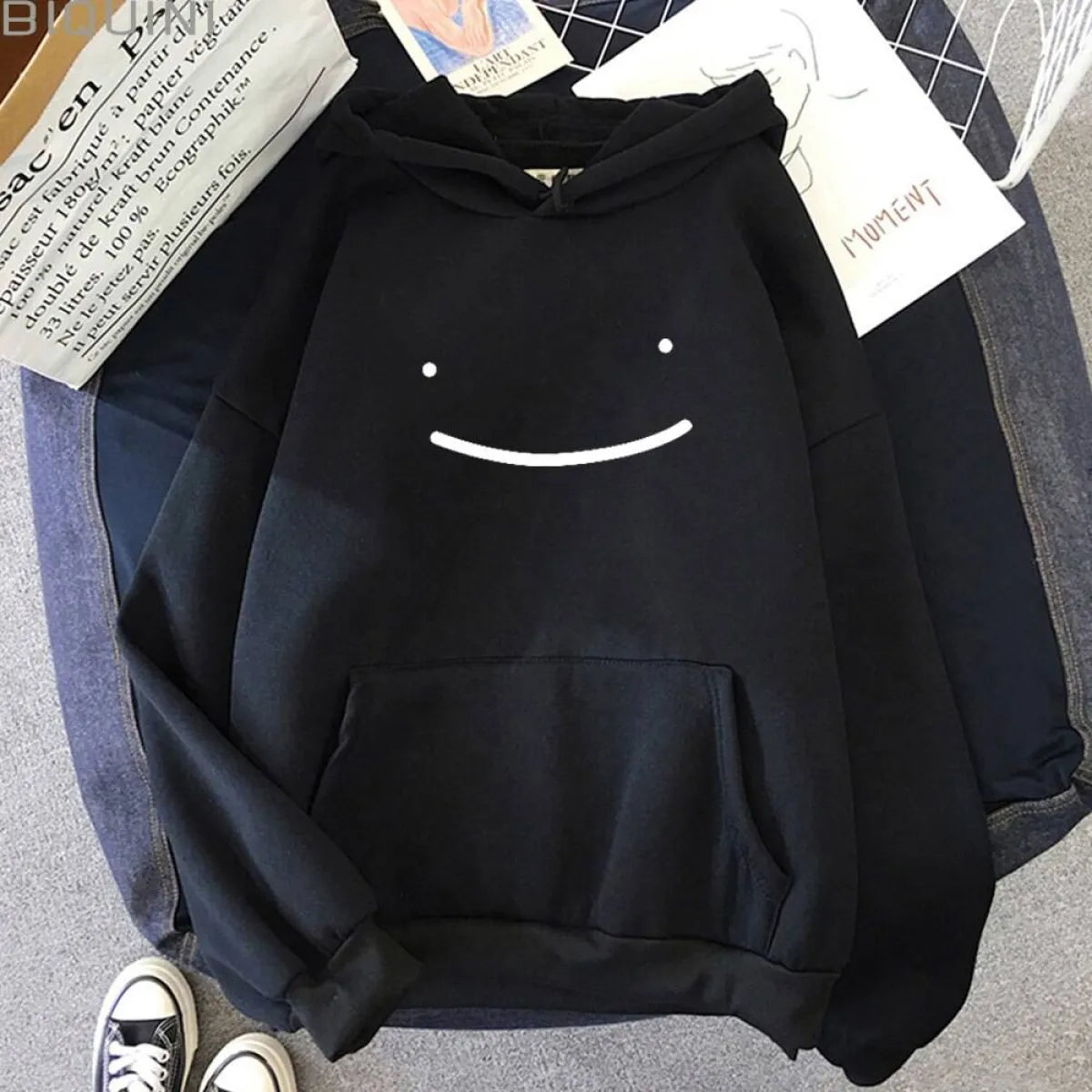 Smiley Printed Hoodie