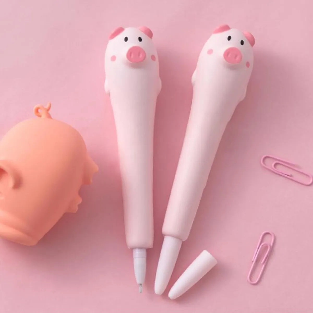 Soft Sponge Pig Gel Pen