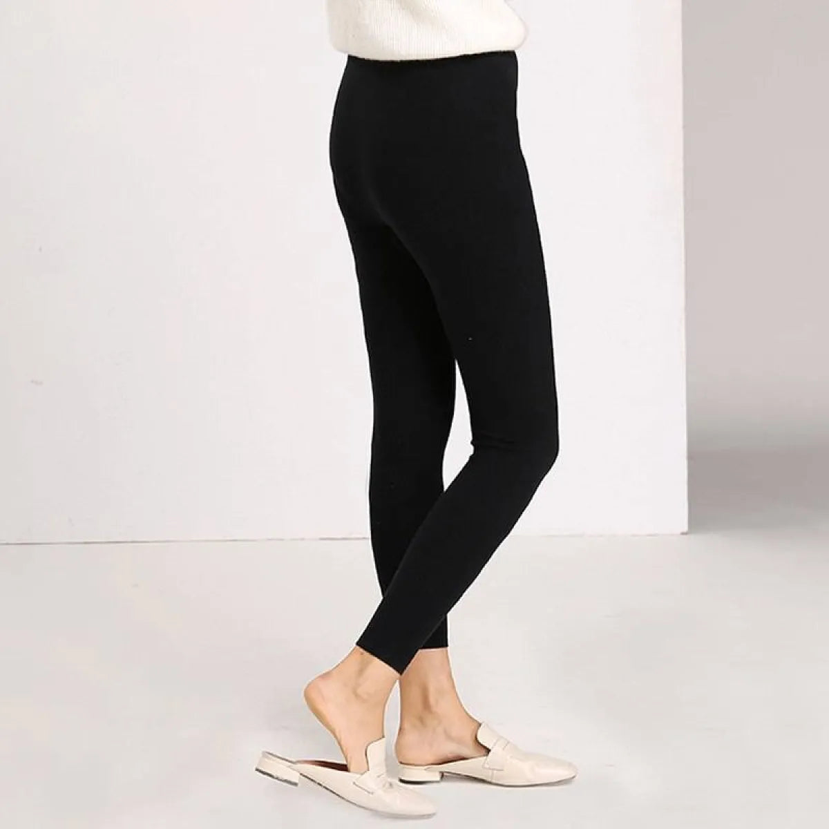 Solid Casual Slim Leggings