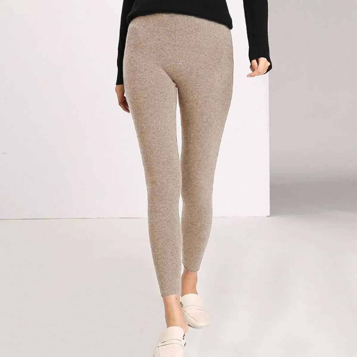 Solid Casual Slim Leggings