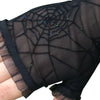 Black Spider Web Lace Gloves - Gothic Punk Harajuku Fashion