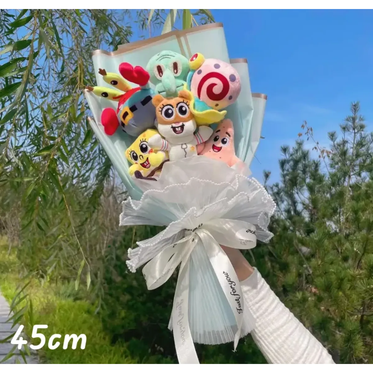 SpongeBob Plush Bouquet – Cute Gift for Birthdays & Graduations