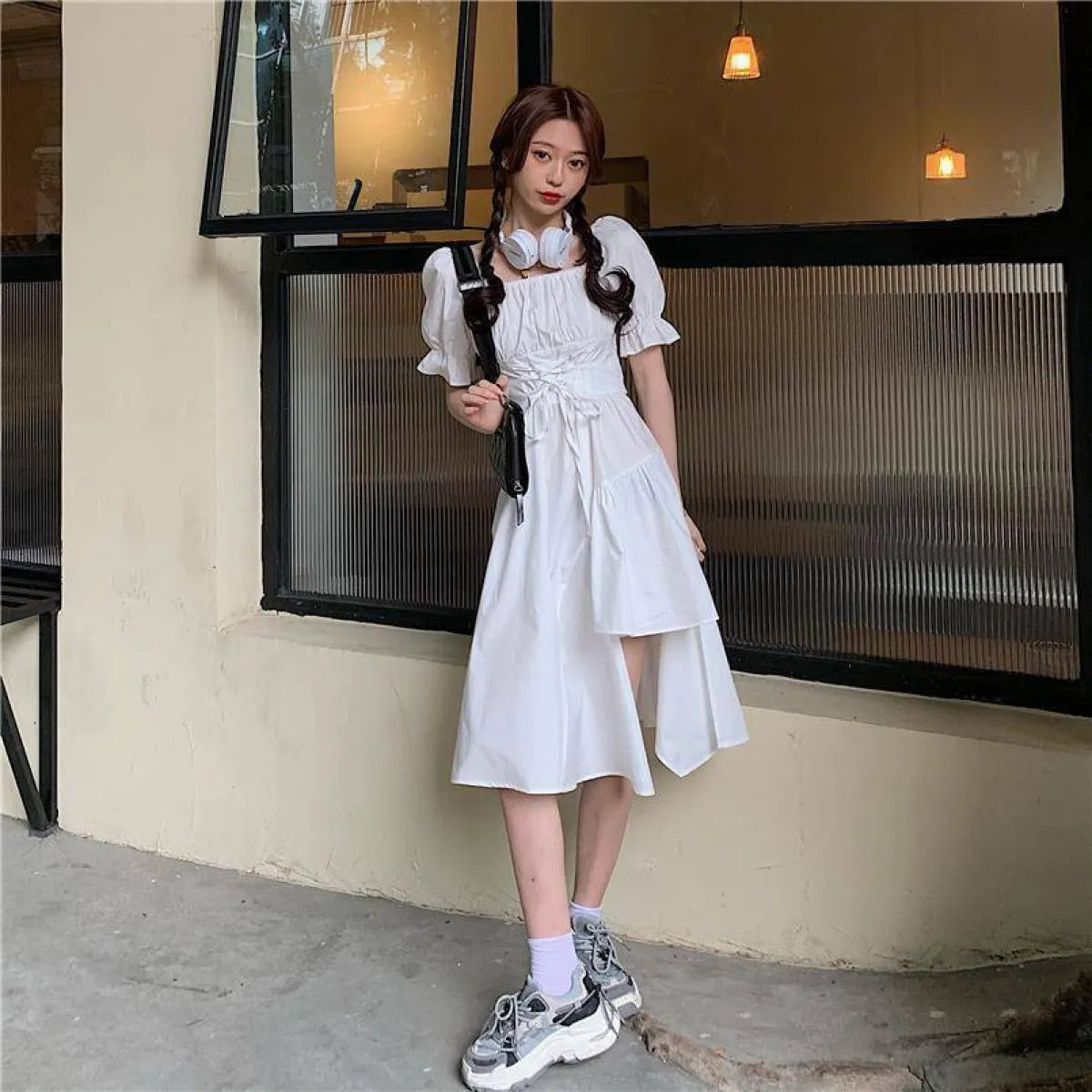 Kawaii Square Collar Dress