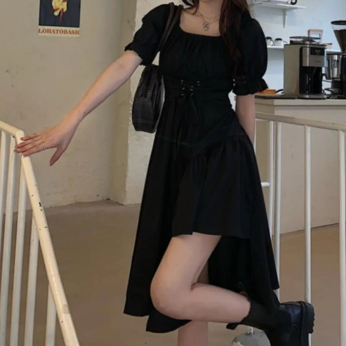 Kawaii Square Collar Dress
