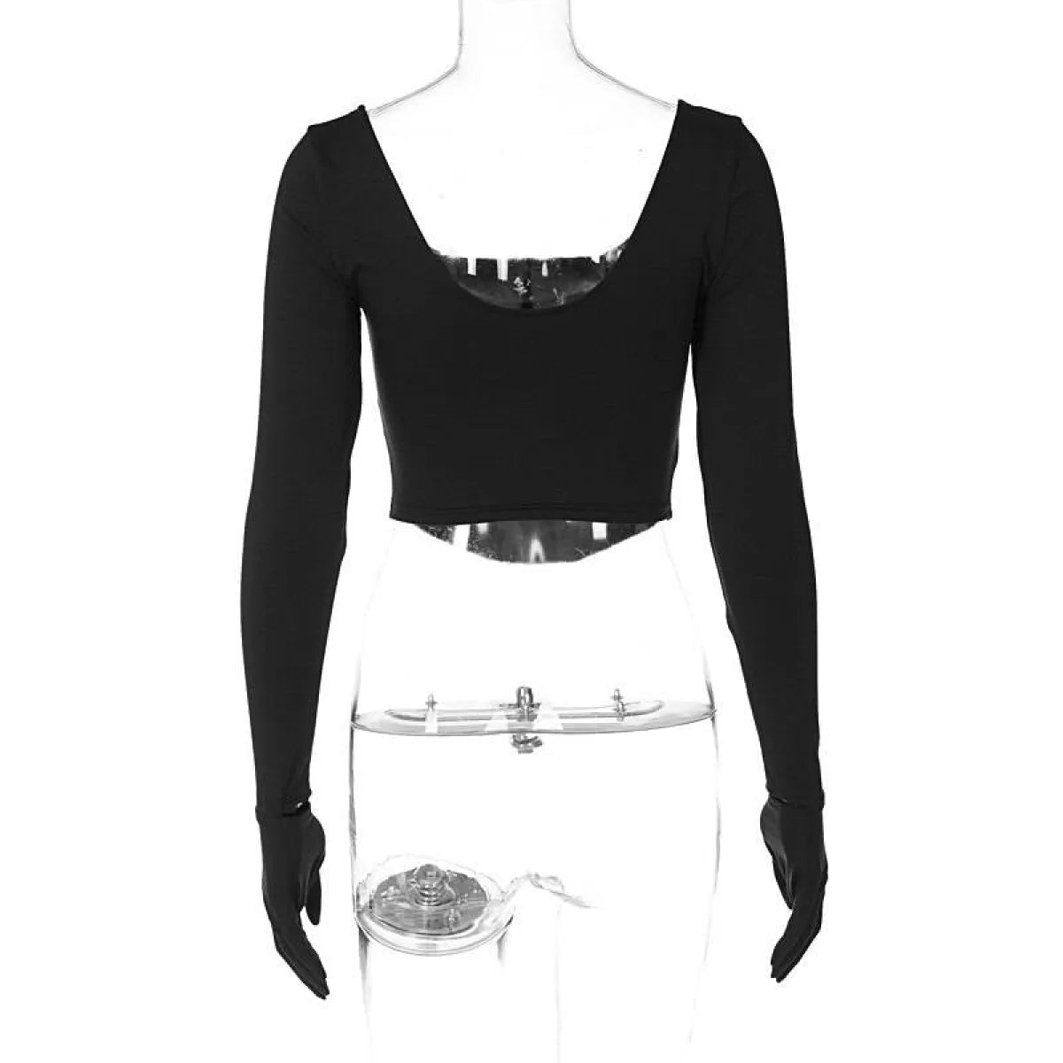 Kawaii Square Neck Corset Tops