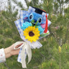 Stitch Plush Flower Bouquet – Kawaii Handmade Gift for Valentine