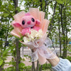 Stitch Plush Flower Bouquet – Kawaii Handmade Gift for Valentine