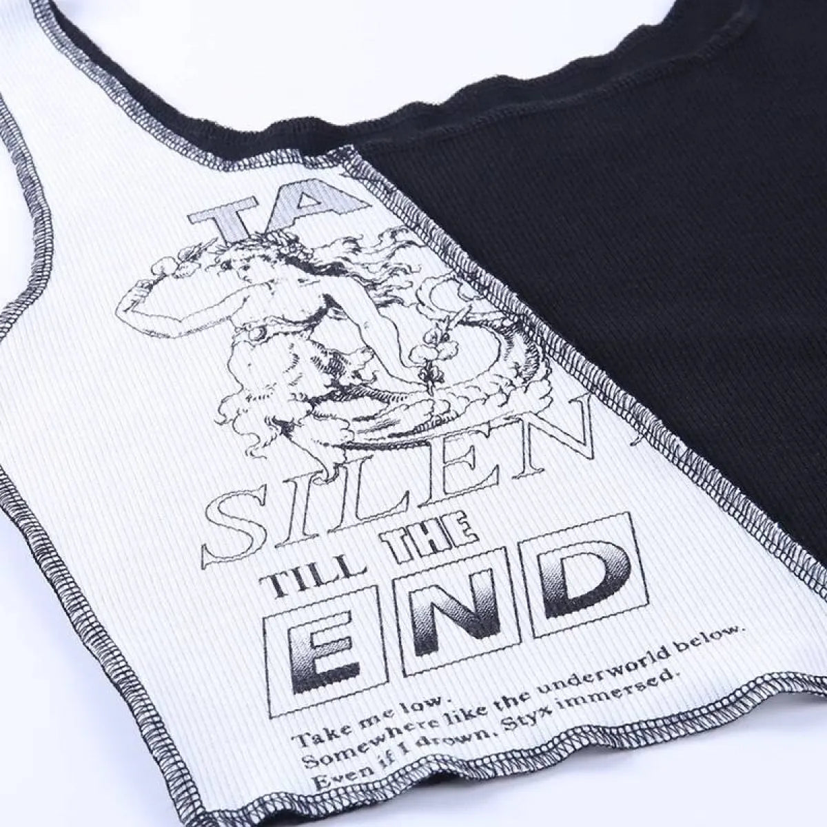 Streetwear Punk Style Crop Top