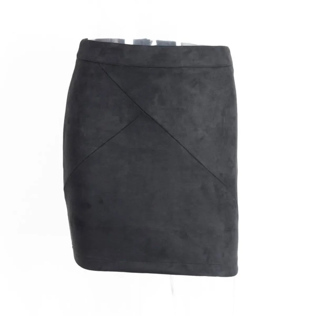 Sexy Suede Pencil Skirt