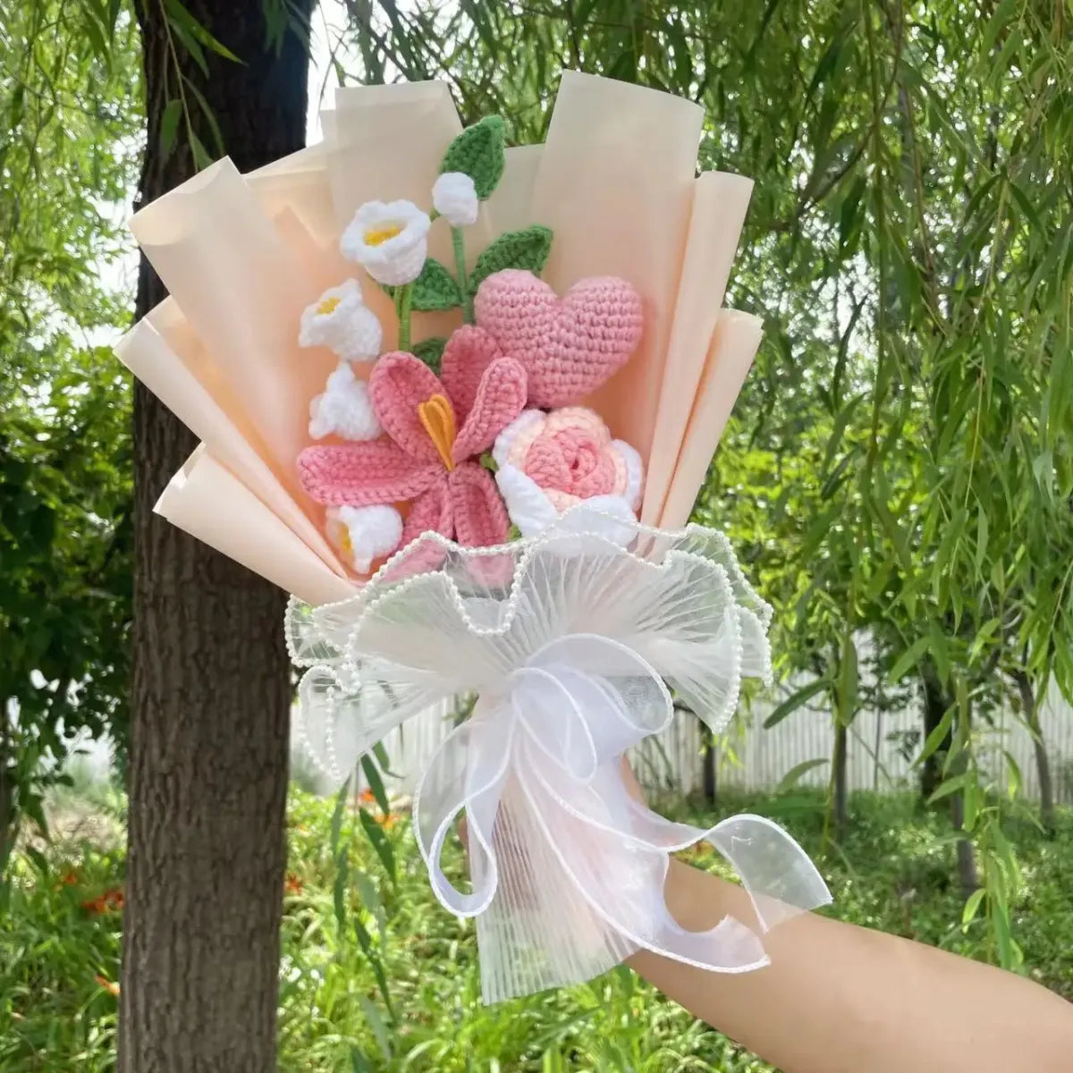 Sunflower Crochet Bouquet – Handmade Gift for Weddings & Birthdays