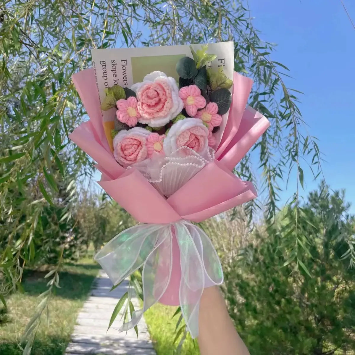 Sunflower Crochet Bouquet – Handmade Gift for Weddings & Birthdays