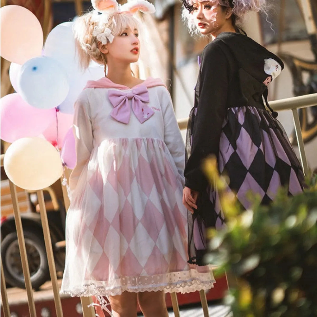 Kawaii Sweet Bow Lace Princess Dresses