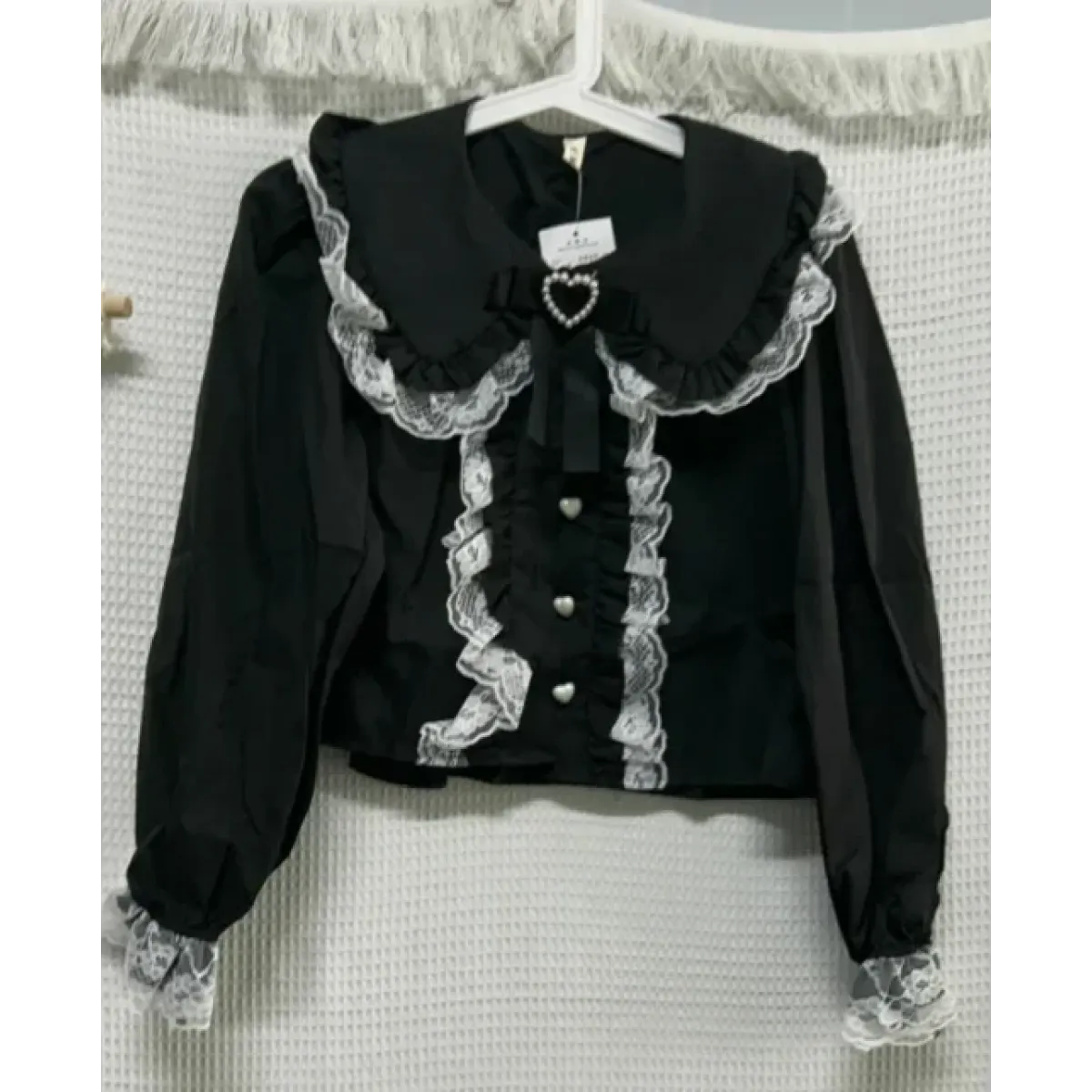 Sweet Harajuku Lace Ruffle Blouse