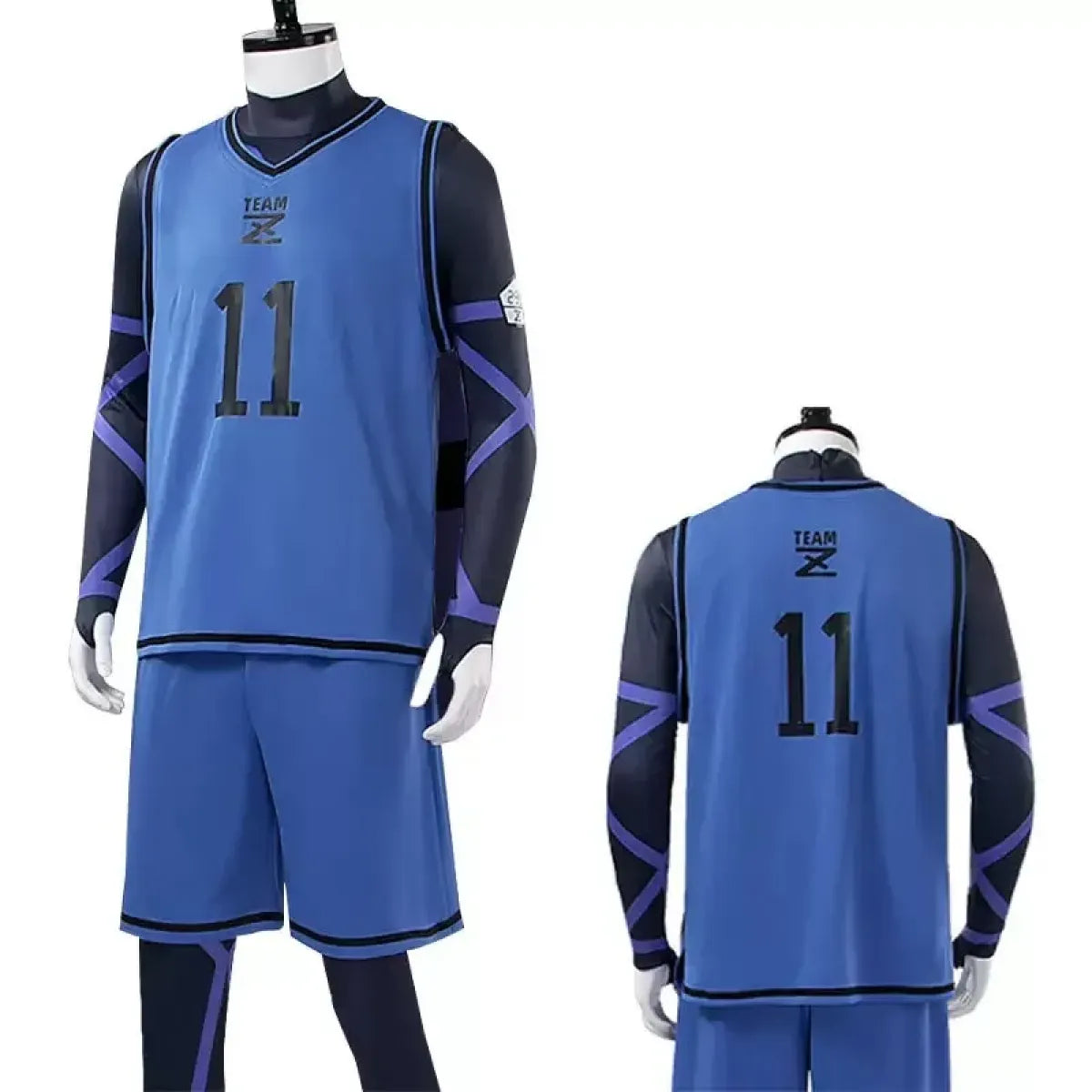 Lock Isagi Yoichi Cosplay Set – Anime Sports Jersey & Jumpsuit