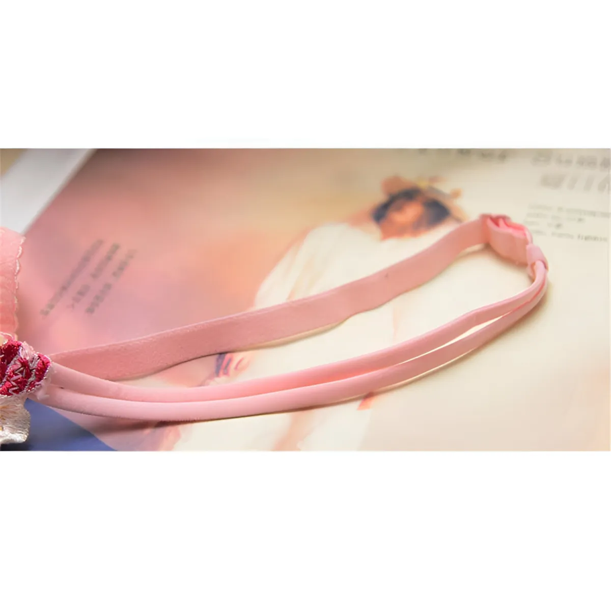 Sexy Transparent Flower Lingerie Set