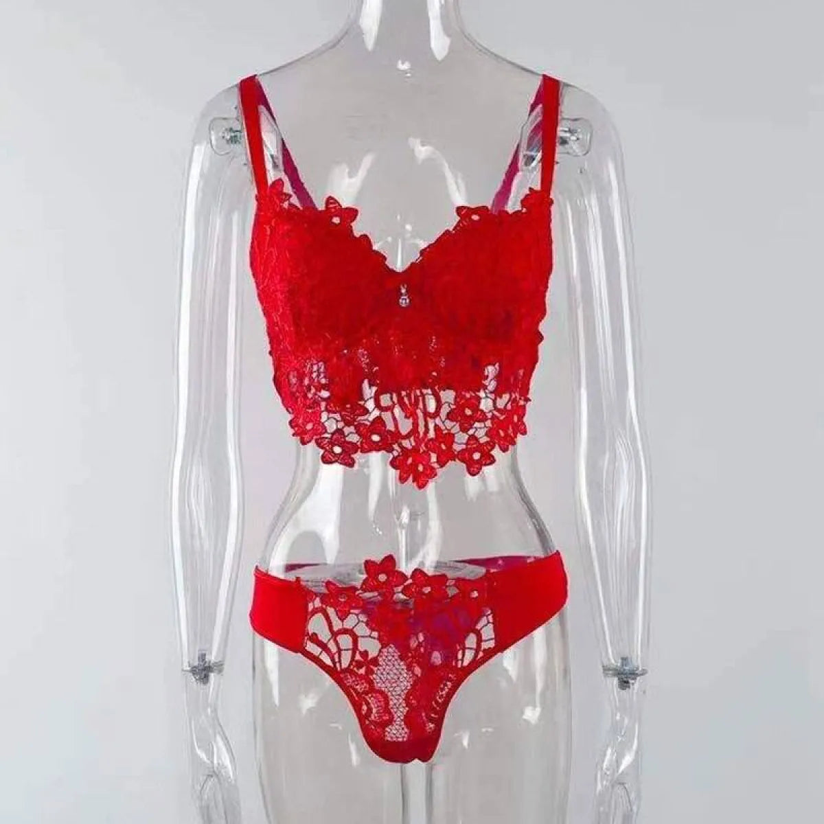 Sexy Two Pieces Lace Set