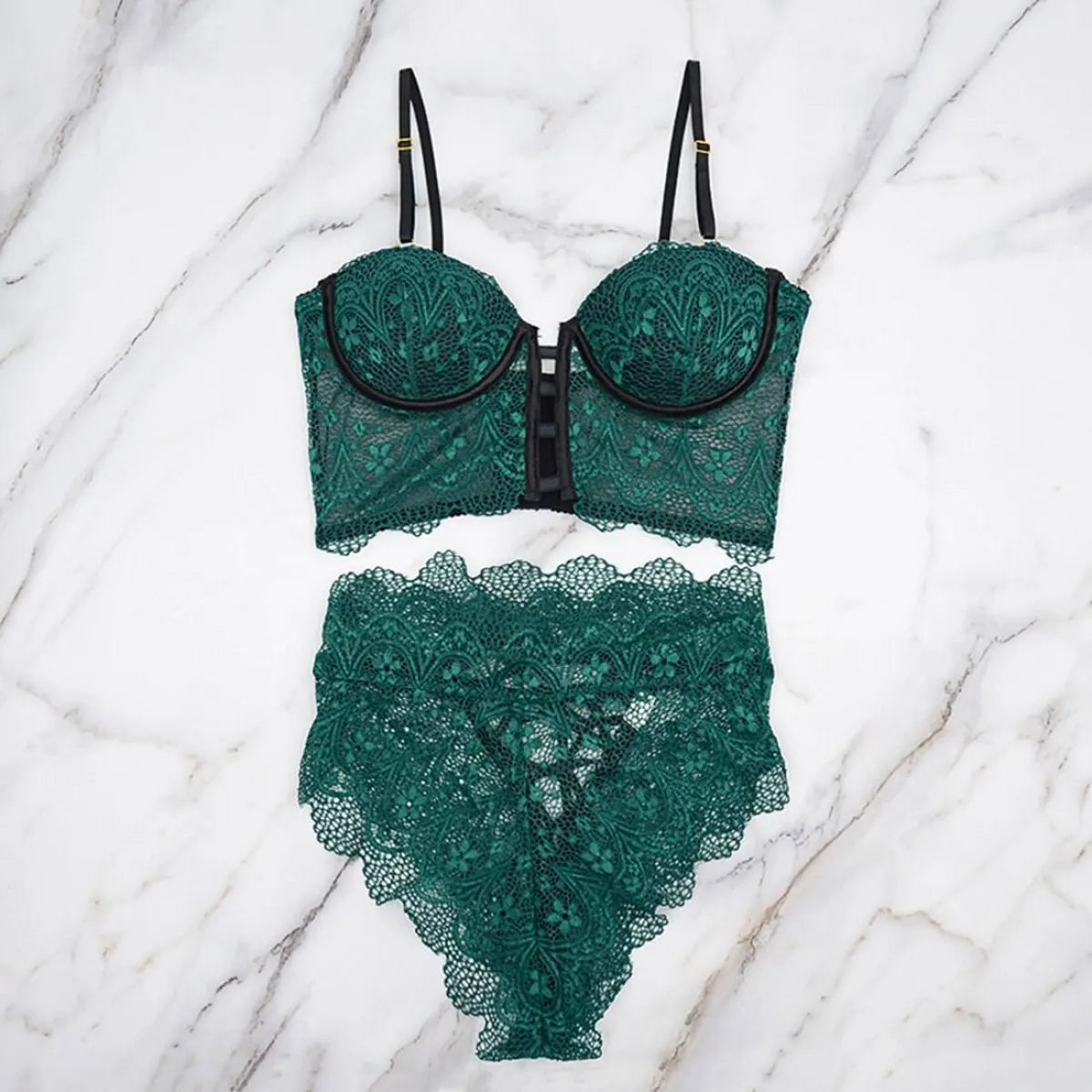 Sexy Two Pieces Lace Set