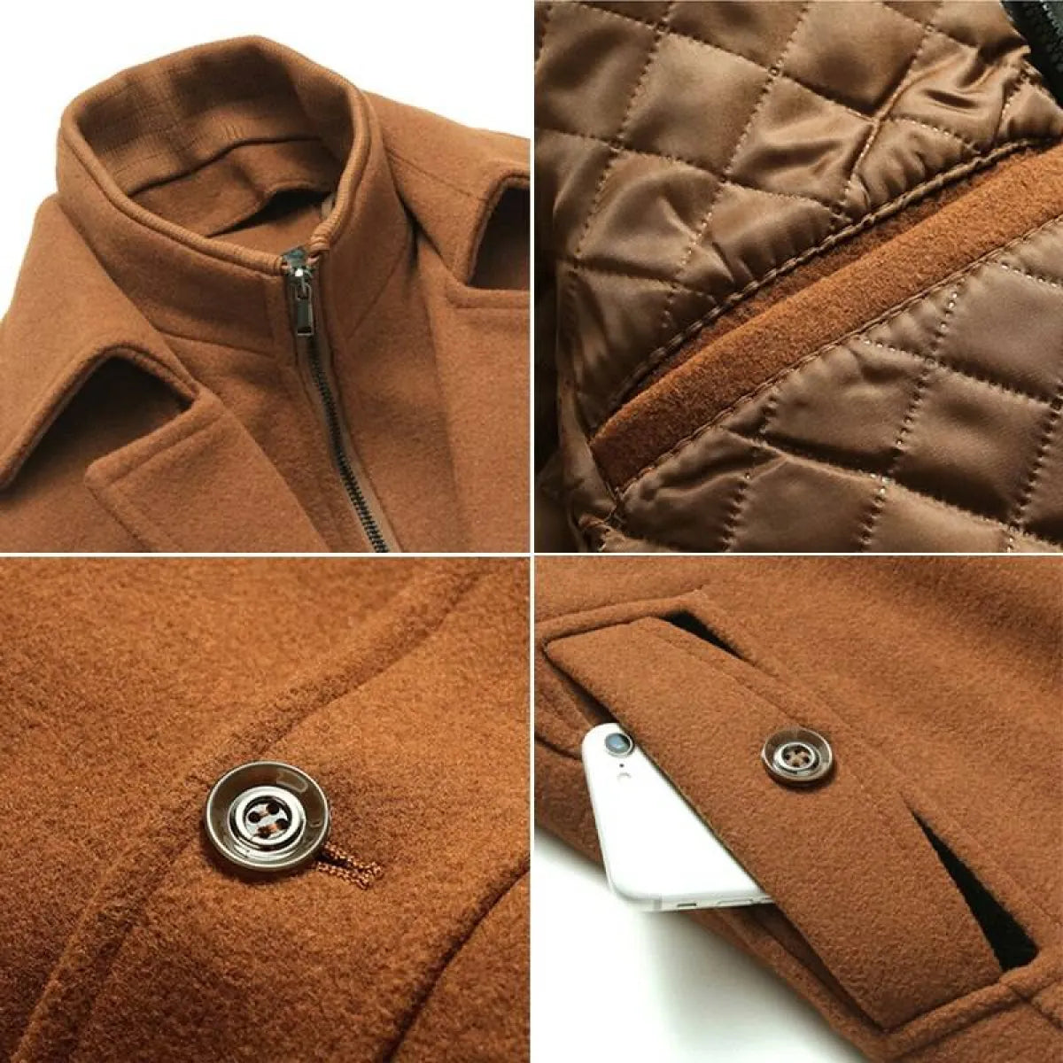 Men's Winter Wool Coat