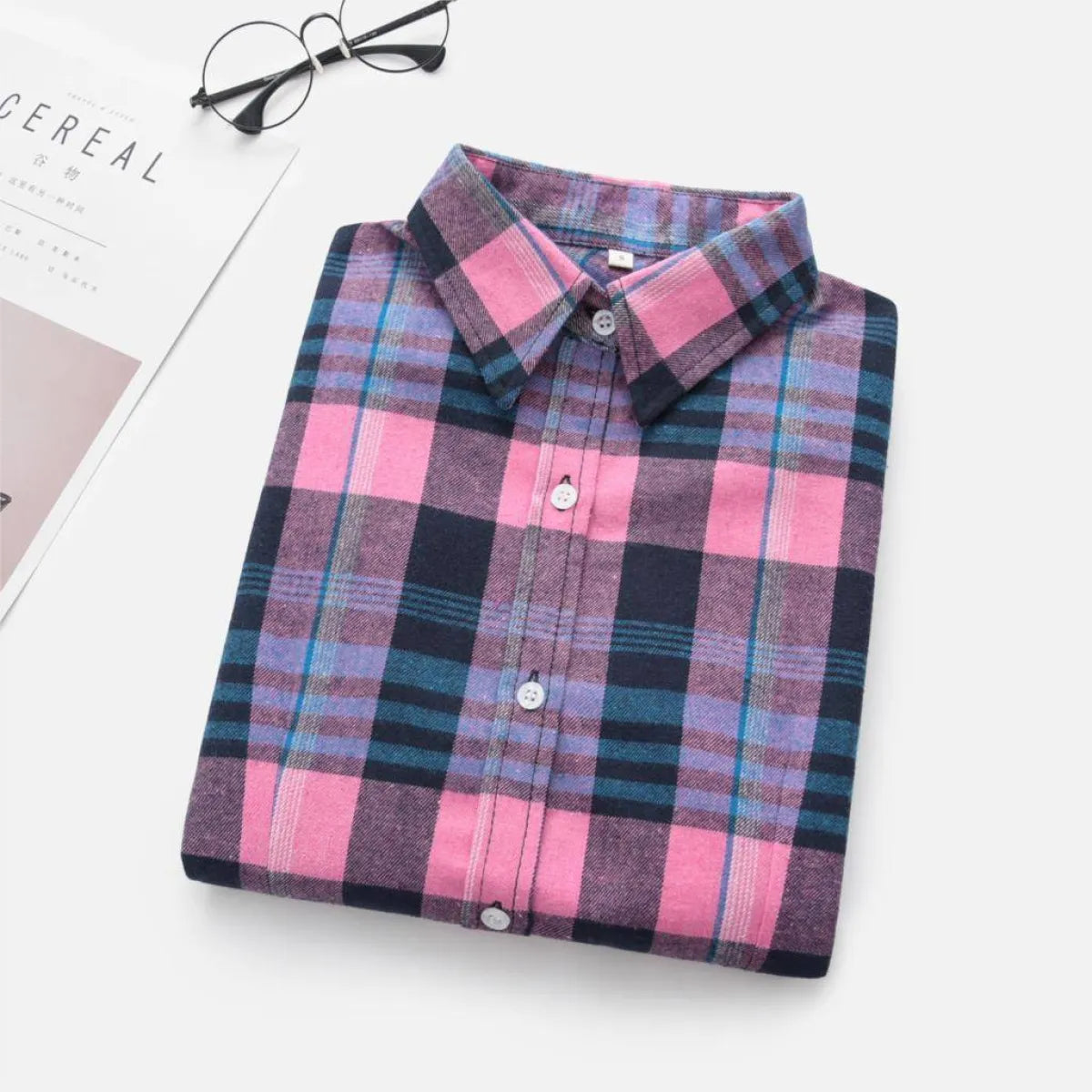 Casual Plaid Button Down