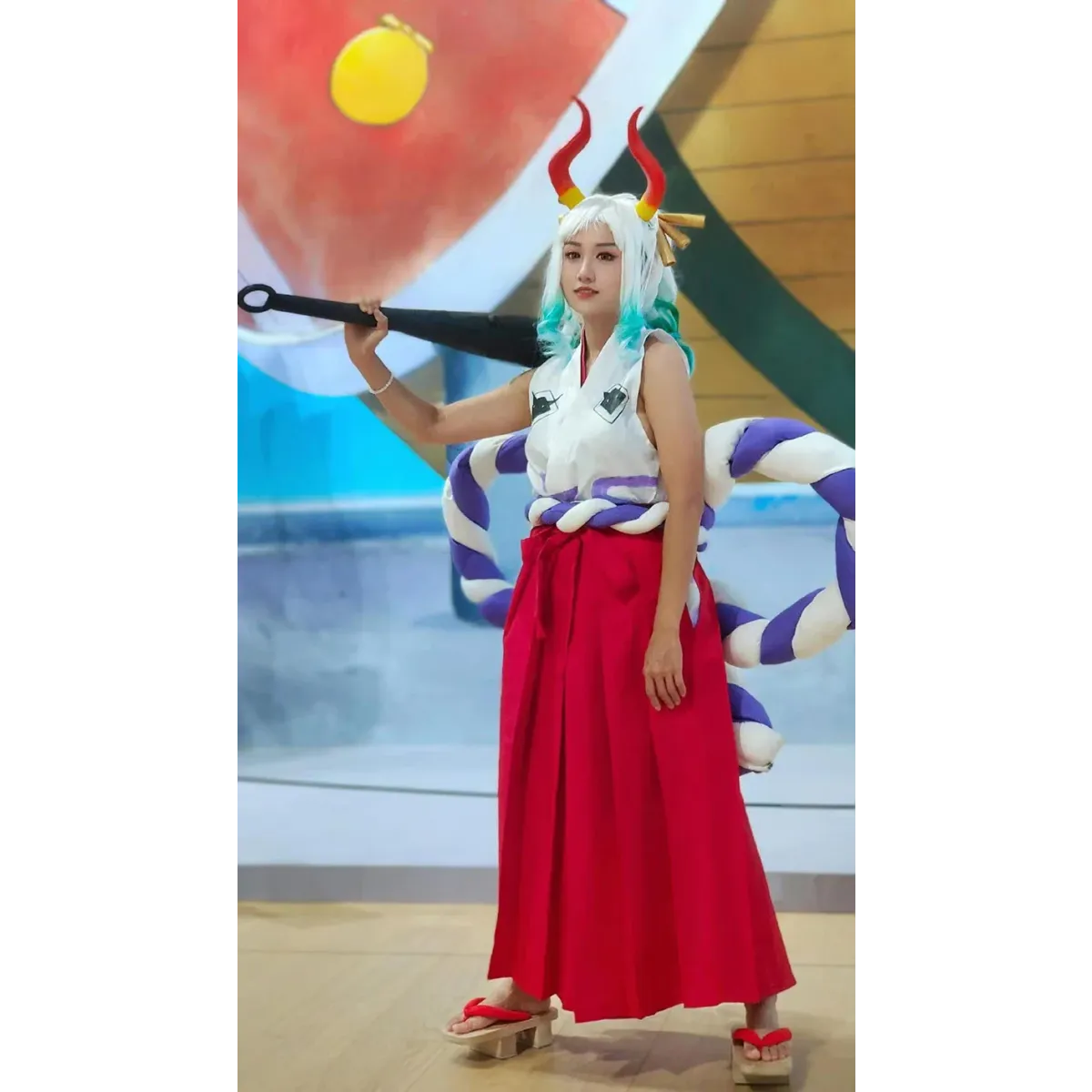 One Piece Yamato Cosplay - Kimono Uniform & Wig
