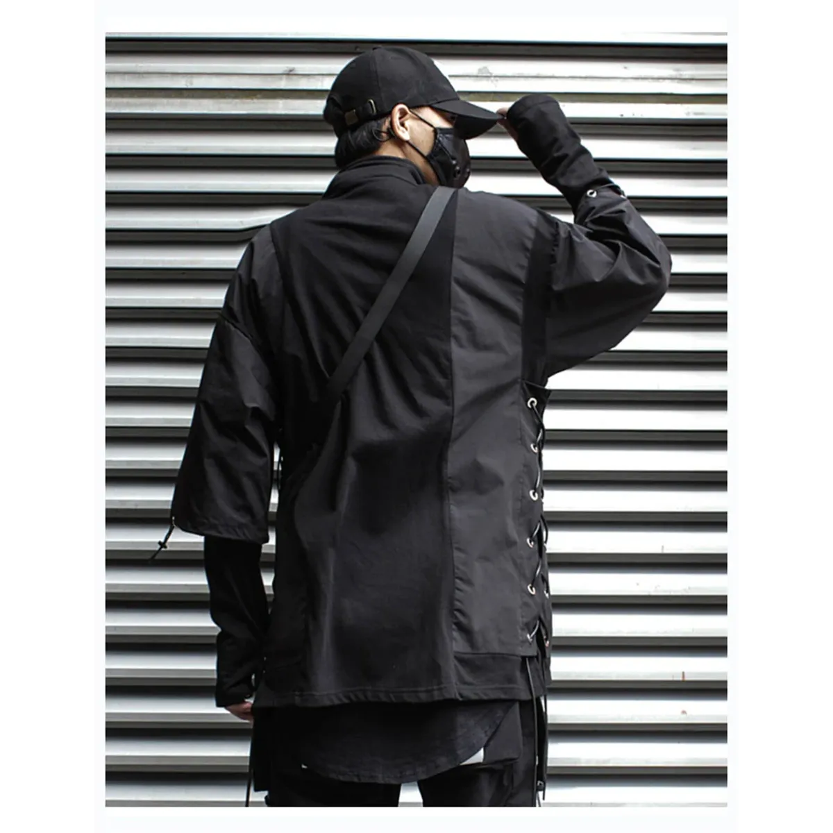 Techwear Zip Turtleneck Sweatshirt