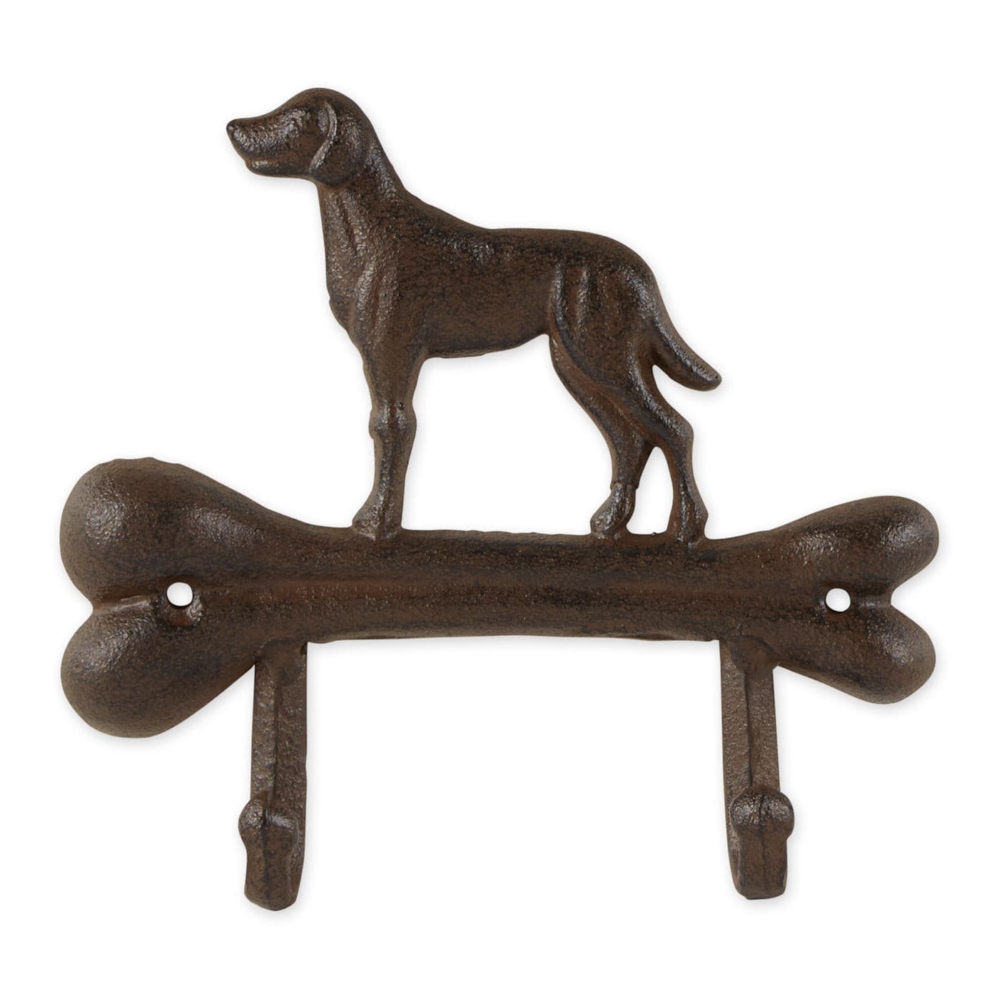 DOG ON BONE WALL HOOK