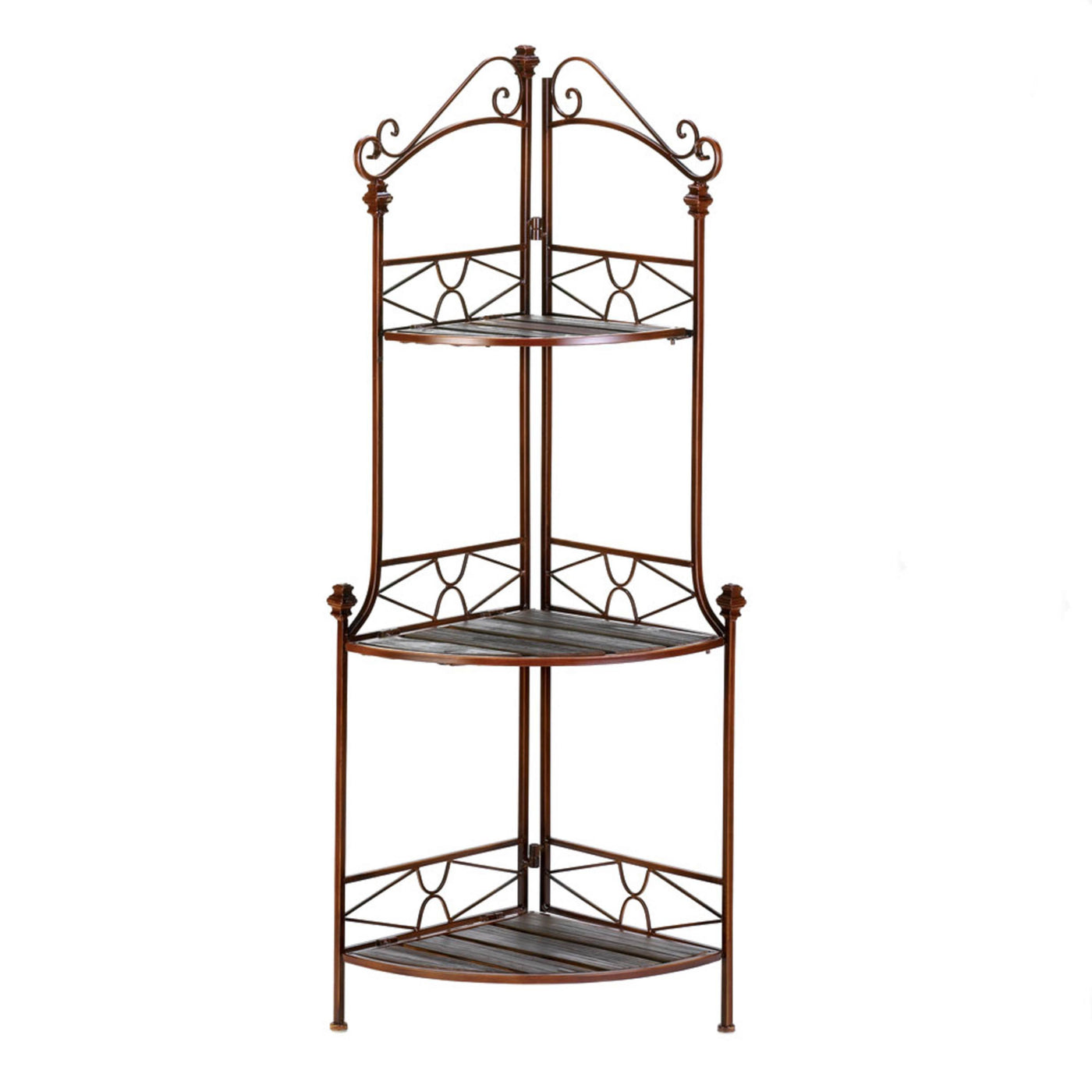 RUSTIC CORNER BAKER’S RACK