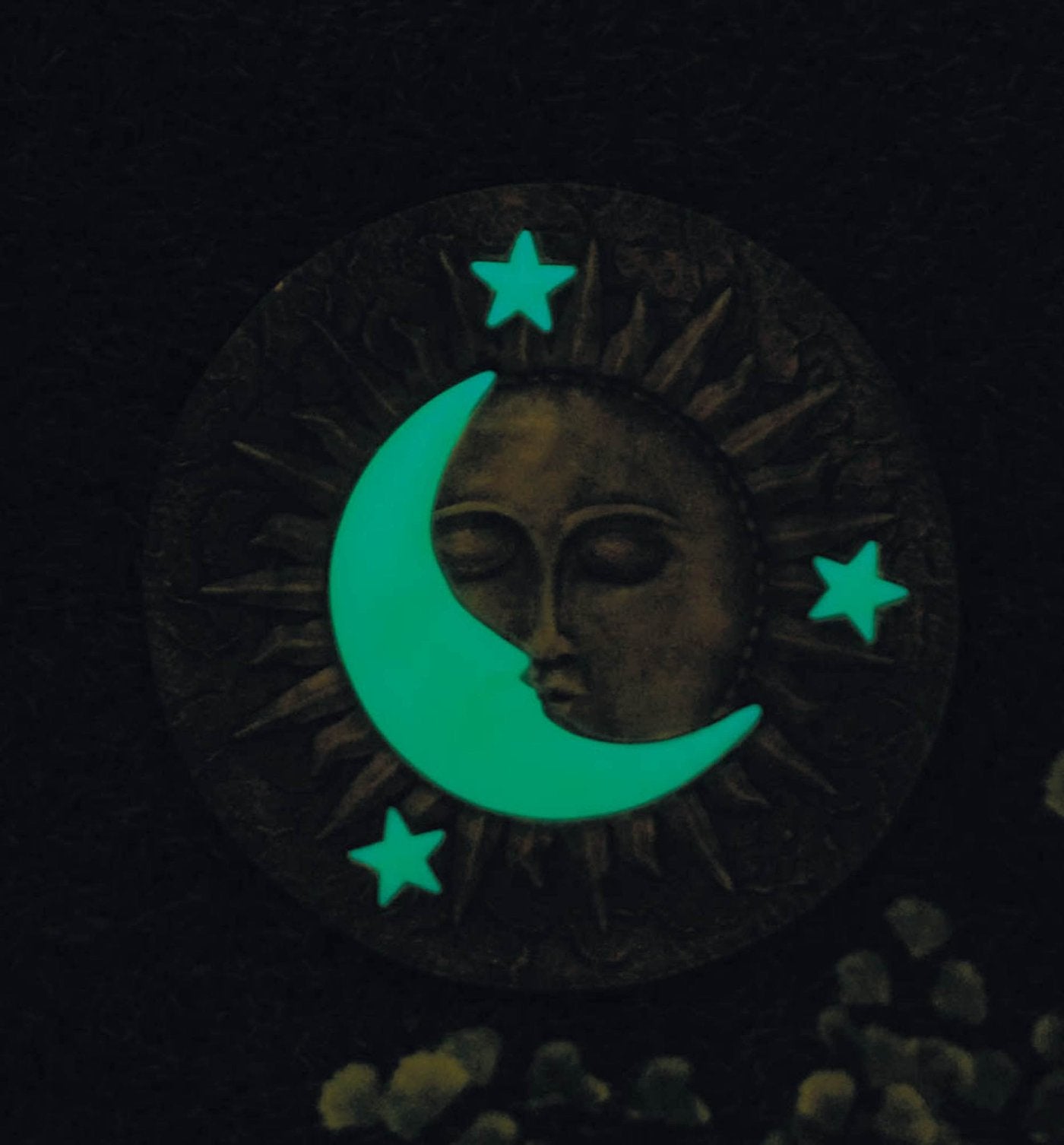 SUN AND MOON GLOWING STEPPING STONE