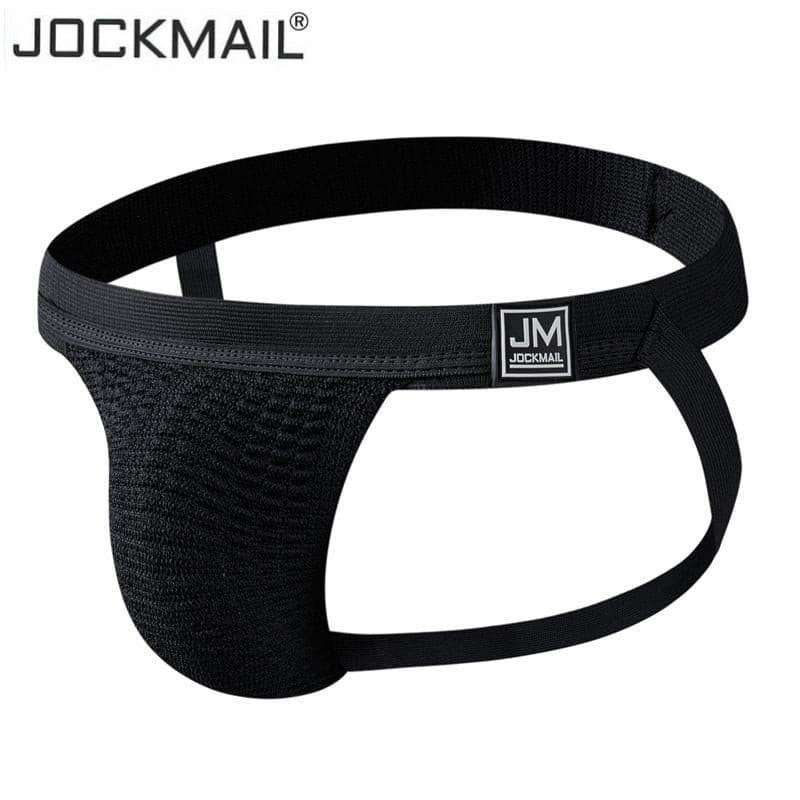 JOCKMAIL Men's Underwear Jockstrap Athletic Supporters Low Rise Stretch Performance Jock Strap