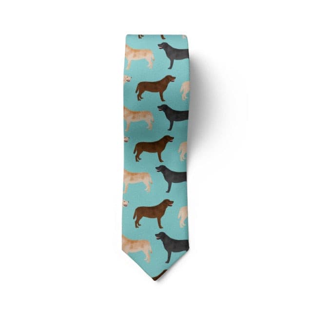 New Fashion Funny Trend Men's Tie Novelty 8cm Slim Casual Dog Nylon Men's Tie Party Wedding Party Accessories Tie Cravatta