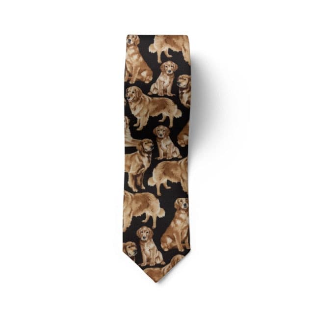 New Fashion Funny Trend Men's Tie Novelty 8cm Slim Casual Dog Nylon Men's Tie Party Wedding Party Accessories Tie Cravatta
